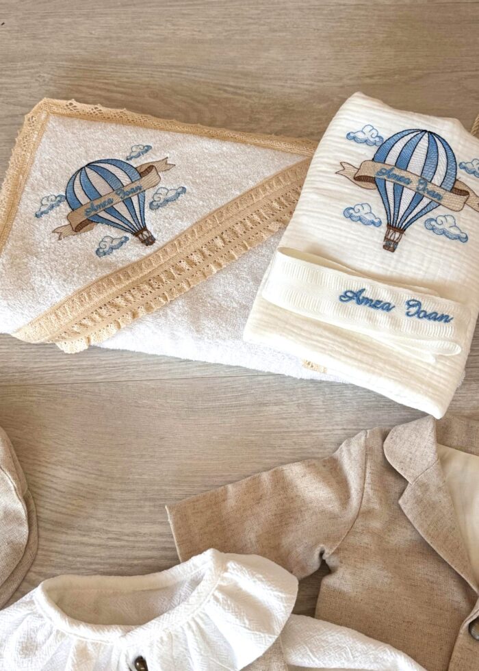 Trusou de botez balon cu aer