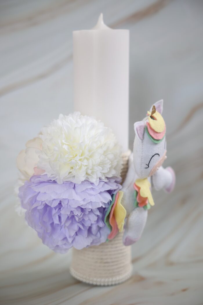 Lumanare unicorn - imagine 2