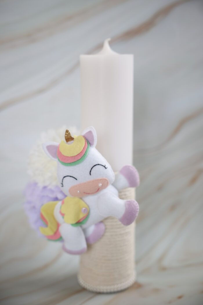 Lumanare unicorn